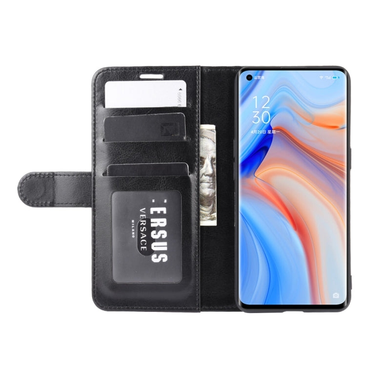 For OPPO Reno 4 Pro 5G R64 Texture Single Horizontal Flip Protective Case with Holder & Card Slots & Wallet& Photo Frame