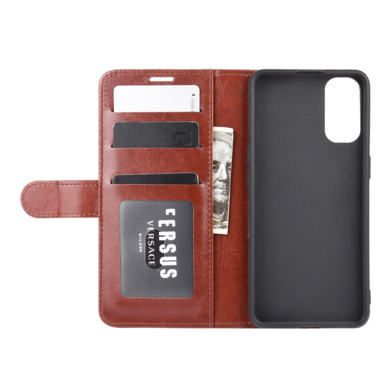 For OPPO Reno 4 Pro 5G R64 Texture Single Horizontal Flip Protective Case with Holder & Card Slots & Wallet& Photo Frame