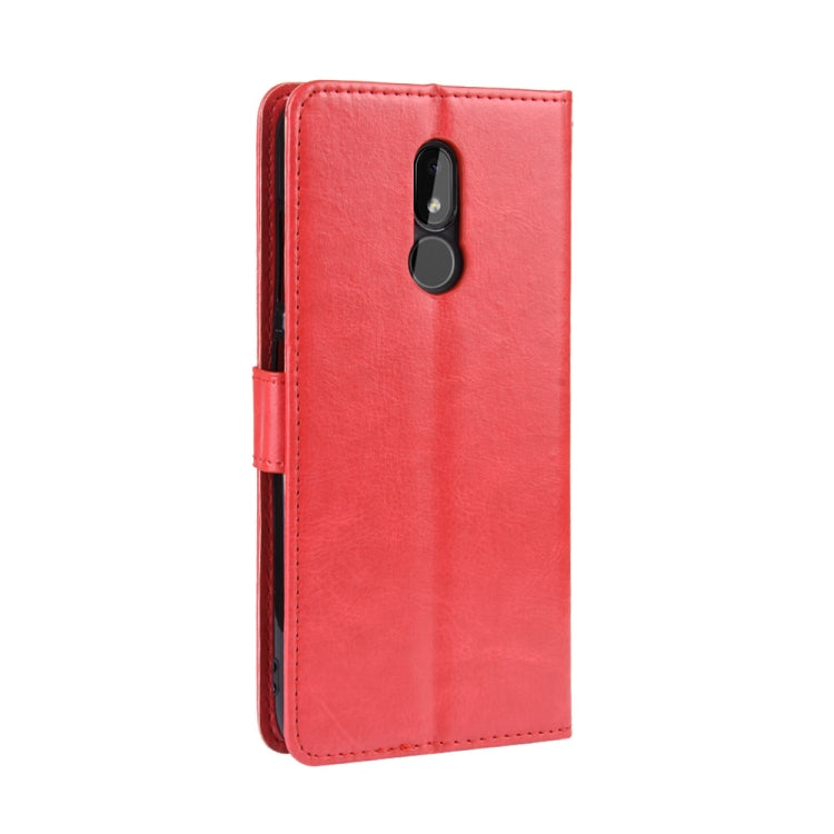 Retro Crazy Horse Texture Horizontal Flip Leather Case for Nokia 3.2, with Holder & Card Slots & Photo Frame