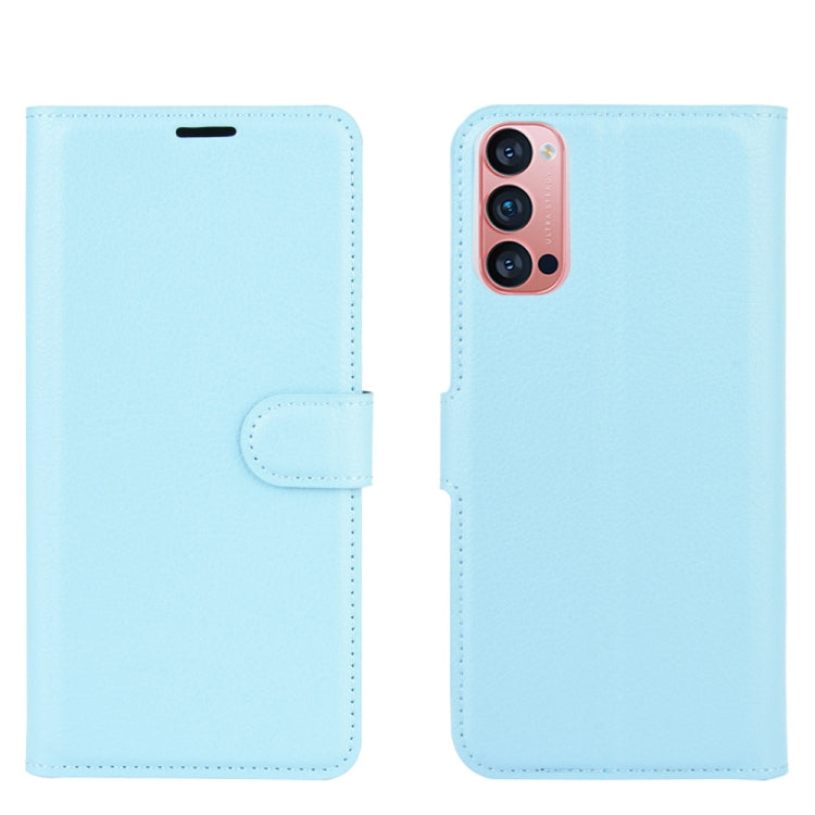 For OPPO Reno 4 Pro 5G Litchi Texture Horizontal Flip Protective Case with Holder & Card Slots & Wallet