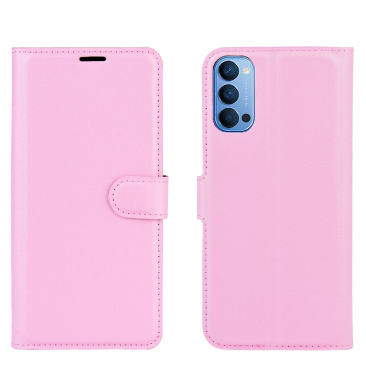 For OPPO Reno 4 5G Litchi Texture Horizontal Flip Protective Case with Holder & Card Slots & Wallet