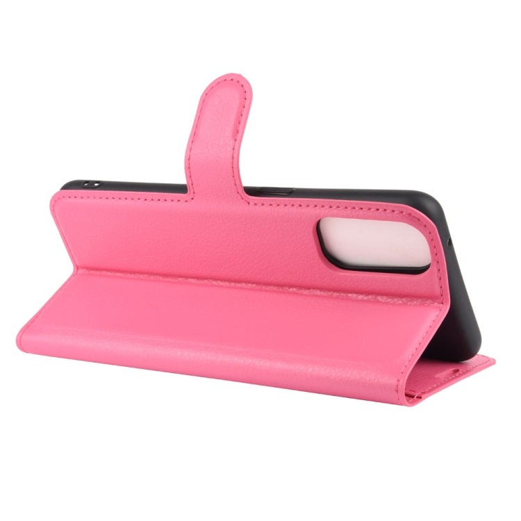 For OPPO Reno 4 5G Litchi Texture Horizontal Flip Protective Case with Holder & Card Slots & Wallet