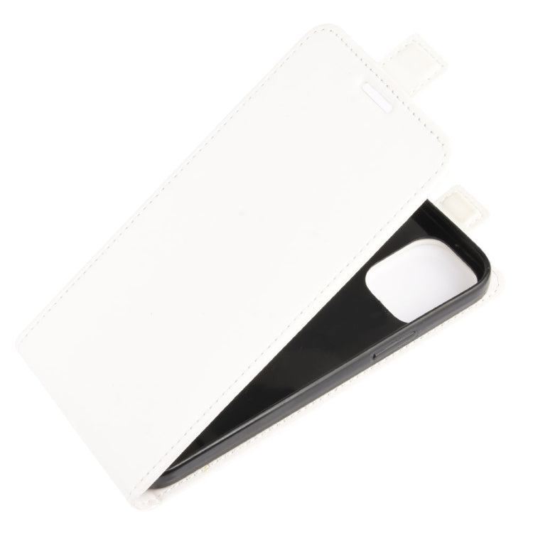 For iPhone 12 / 12 Pro R64 Texture Single Vertical Flip Leather Protective Case with Card Slots & Photo Frame