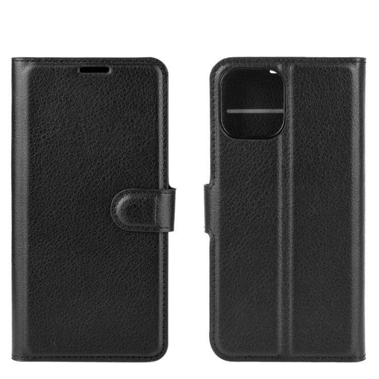 For iPhone 12 / 12 Pro Litchi Texture Horizontal Flip Protective Case with Holder & Card Slots & Wallet