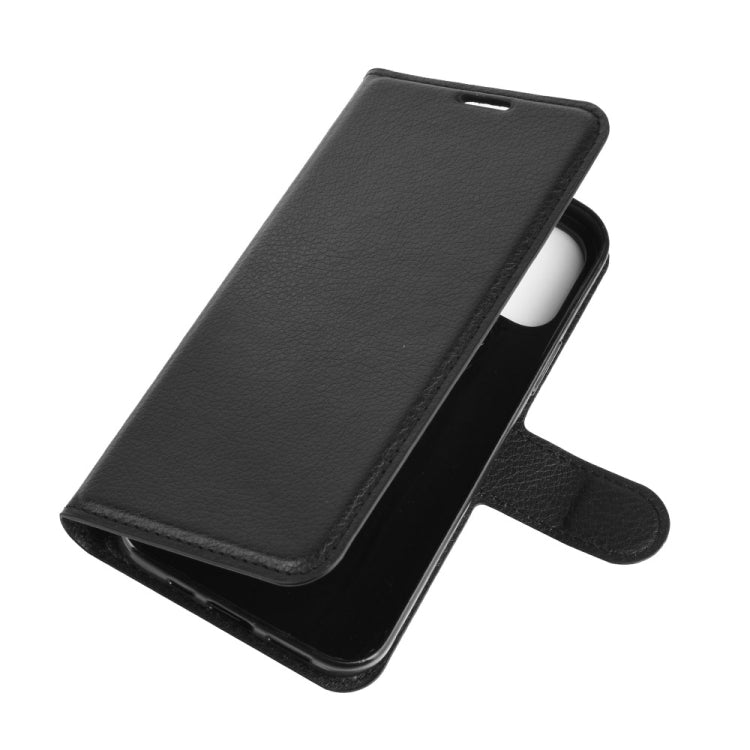 For iPhone 12 / 12 Pro Litchi Texture Horizontal Flip Protective Case with Holder & Card Slots & Wallet