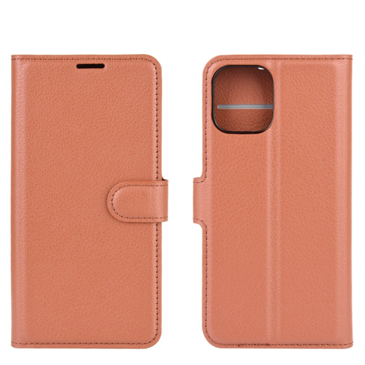 For iPhone 12 / 12 Pro Litchi Texture Horizontal Flip Protective Case with Holder & Card Slots & Wallet