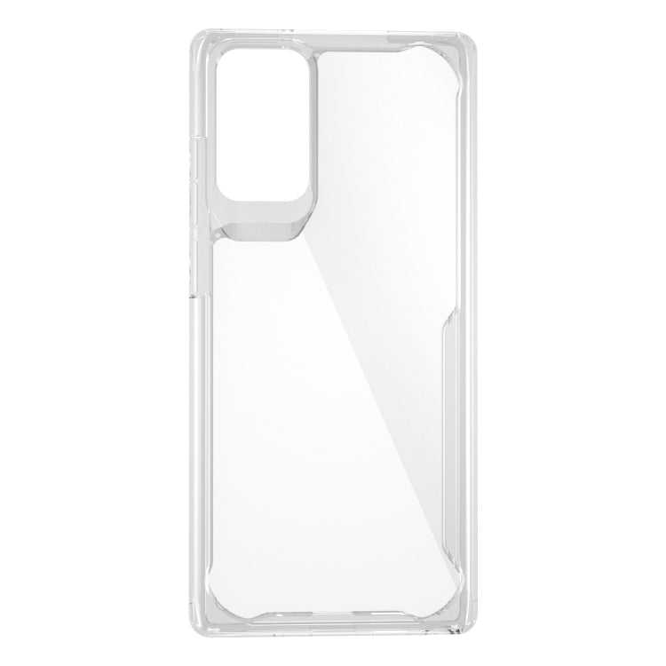 For Samsung Galaxy Note20 Ultra Transparent PC + TPU Full Coverage Shockproof Protective Case