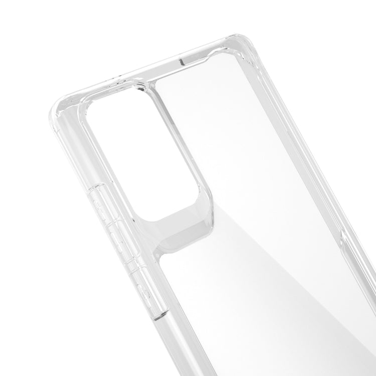 For Samsung Galaxy Note20 Ultra Transparent PC + TPU Full Coverage Shockproof Protective Case