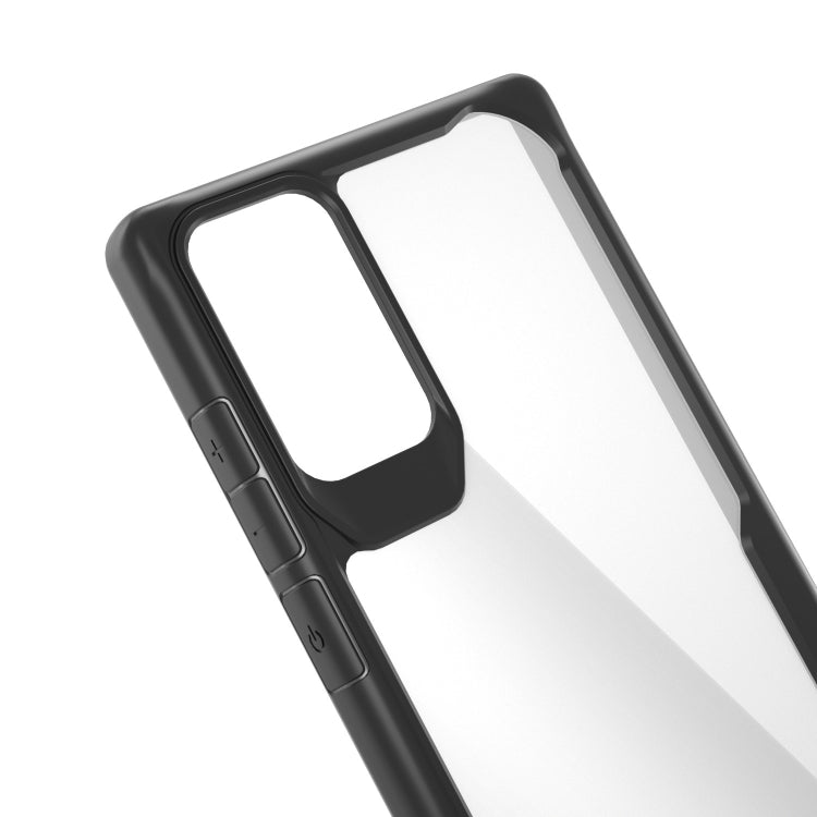 For Samsung Galaxy Note20 Ultra Transparent PC + TPU Full Coverage Shockproof Protective Case
