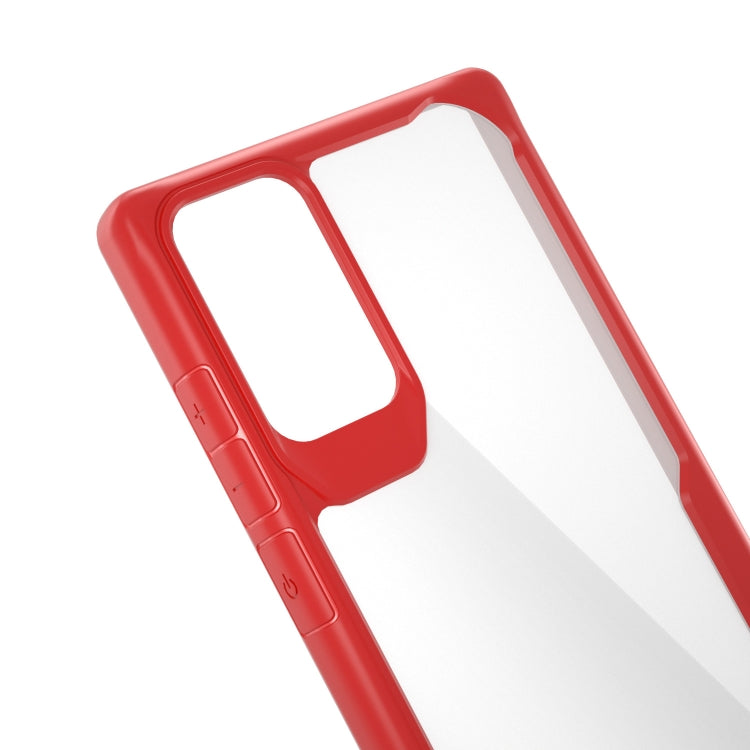 For Samsung Galaxy Note 20 Transparent PC + TPU Full Coverage Shockproof Protective Case