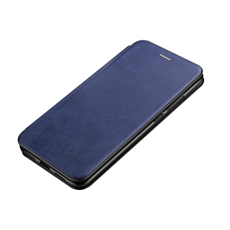 For Samsung Galaxy A21S Integrated Electricity Pressing Retro Texture Magnetic TPU+PU Leather Case with Card Slot & Holder