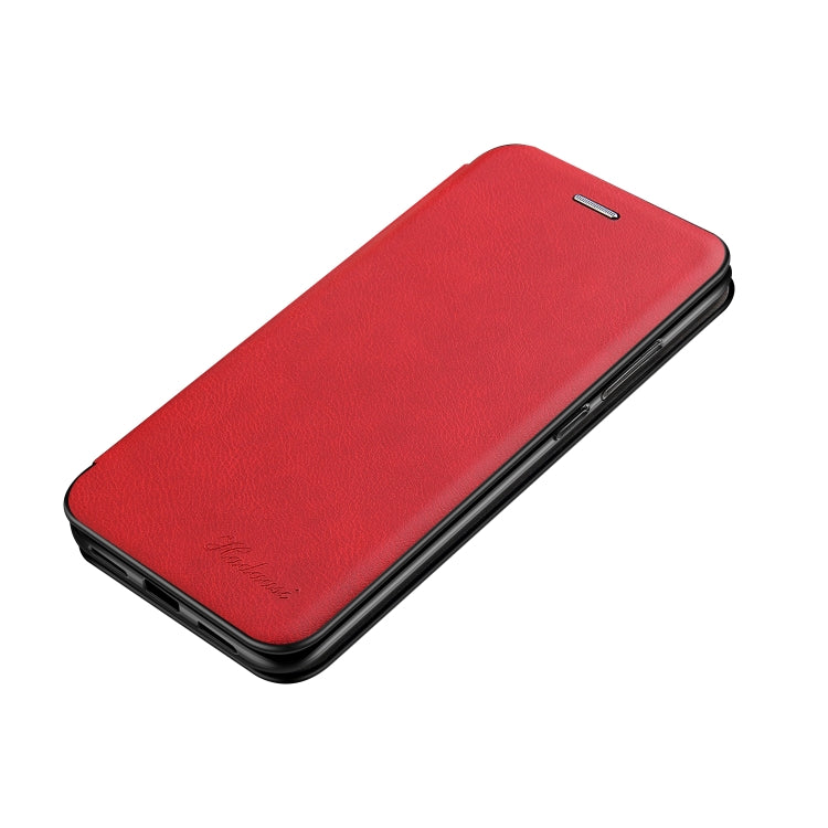 For Samsung Galaxy A21S Integrated Electricity Pressing Retro Texture Magnetic TPU+PU Leather Case with Card Slot & Holder