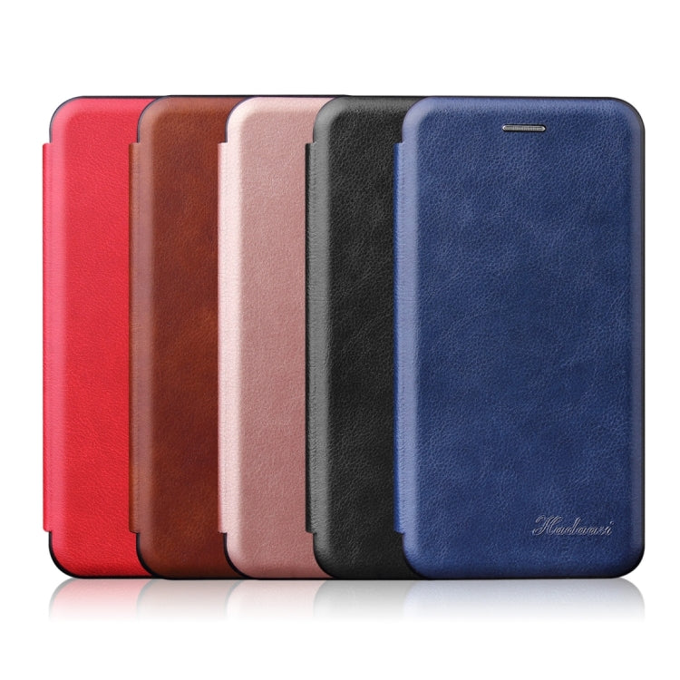 For Xiaomi Redmi Note 9 /10X 4G Integrated Electricity Pressing Retro Texture Magnetic TPU+PU Leather Case with Card Slot & Holder