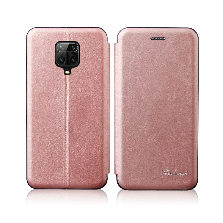 For Xiaomi Redmi Note 9 Pro / Note 9S / Note 9 Pro Max Integrated Electricity Pressing Retro Texture Magnetic TPU+PU Leather Case with Card Slot & Holder