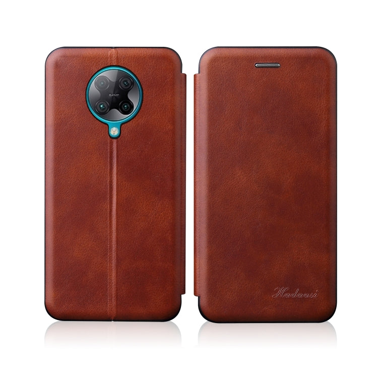 For Xiaomi Redmi K30 Pro / Redmi K30 Pro Zoom Poco F2 Pro Integrated Electricity Pressing Retro Texture Magnetic TPU+PU Leather Case with Card Slot & Holder