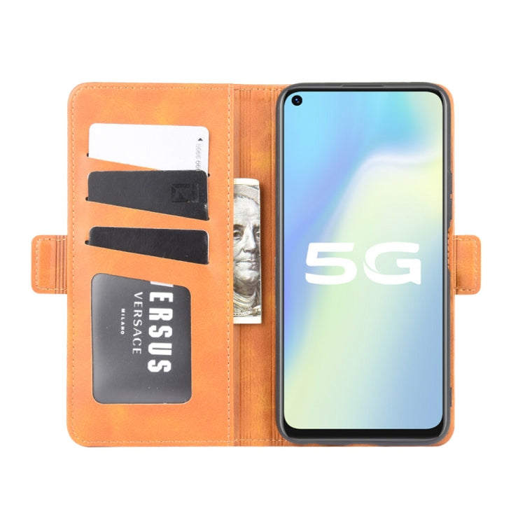 For Vivo Y70s Dual-side Magnetic Buckle Horizontal Flip Leather Case with Holder & Card Slots & Wallet