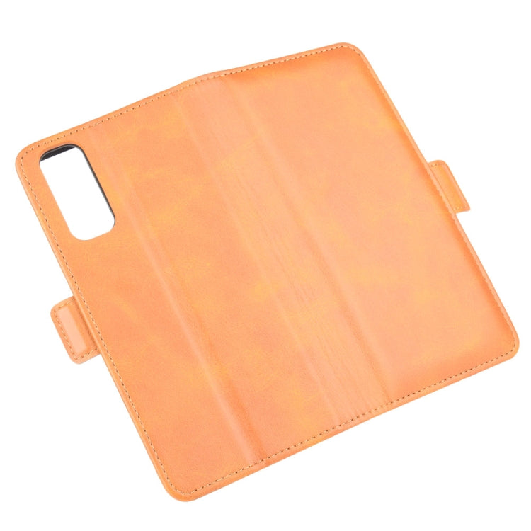 For Vivo Y70s Dual-side Magnetic Buckle Horizontal Flip Leather Case with Holder & Card Slots & Wallet