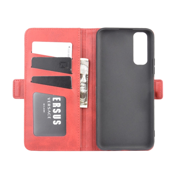 For Vivo Y70s Dual-side Magnetic Buckle Horizontal Flip Leather Case with Holder & Card Slots & Wallet