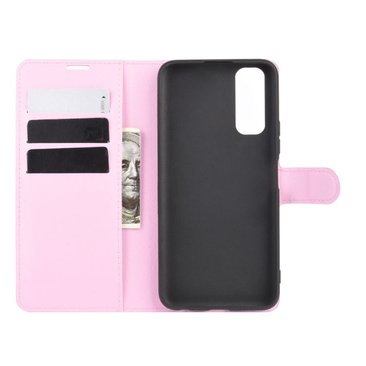 For Vivo Y70s Litchi Texture Horizontal Flip Protective Case with Holder & Card Slots & Wallet