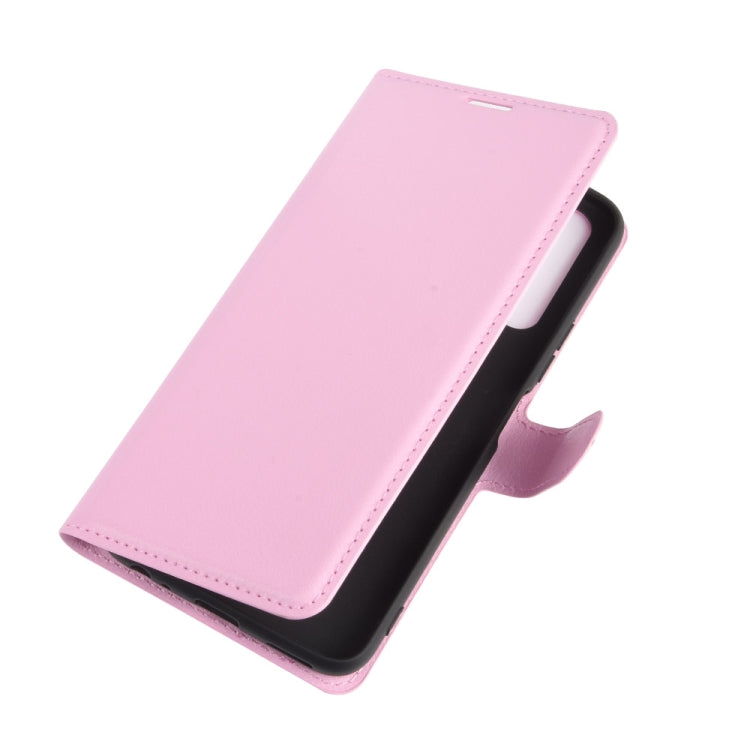 For Vivo Y70s Litchi Texture Horizontal Flip Protective Case with Holder & Card Slots & Wallet