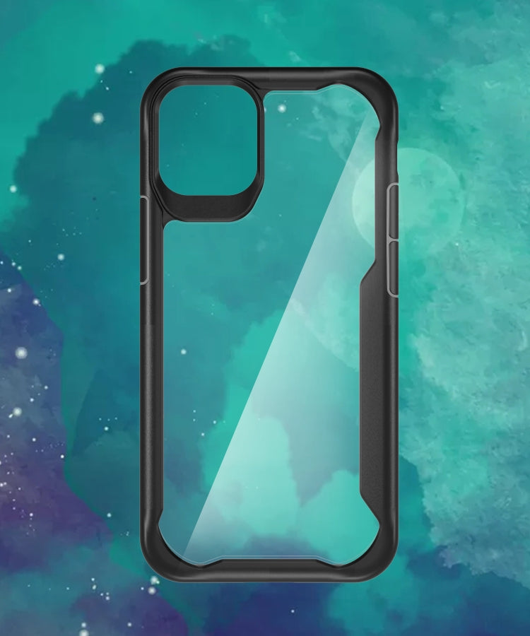 For iPhone 12 mini Transparent PC + TPU Full Coverage Shockproof Protective Case