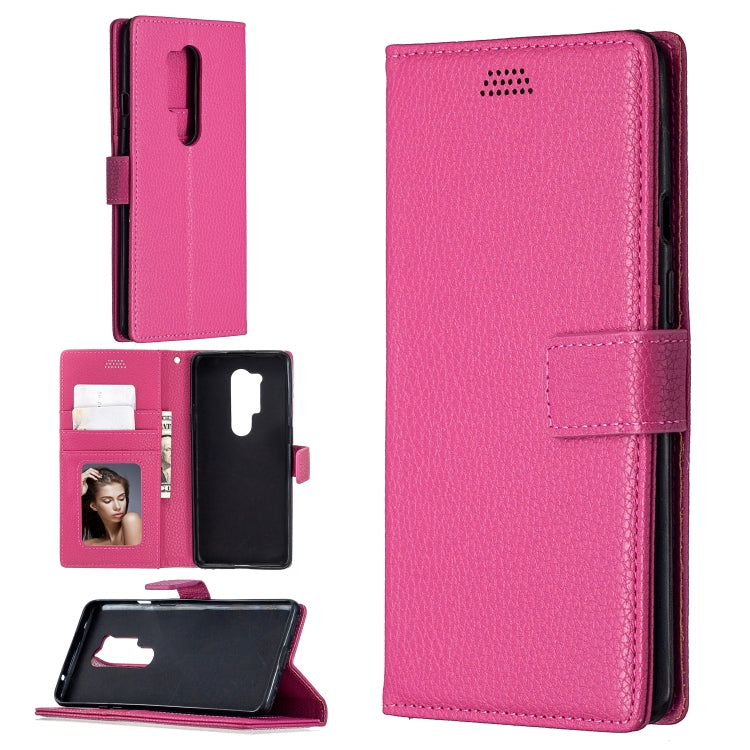 For OnePlus 8 Pro Litchi Texture Horizontal Flip Leather Case with Holder & Card Slots & Wallet & Photo Frame