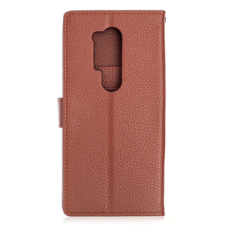 For OnePlus 8 Pro Litchi Texture Horizontal Flip Leather Case with Holder & Card Slots & Wallet & Photo Frame