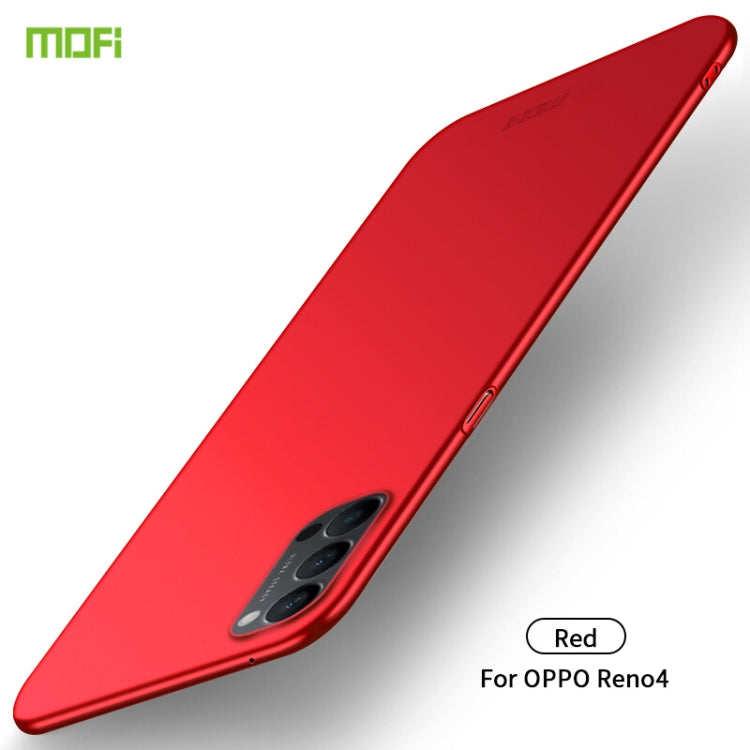 For OPPO Reno4 MOFI Frosted PC Ultra-thin Hard Case
