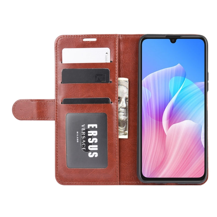 For Huawei Enjoy Z 5G R64 Texture Single Horizontal Flip Protective Case with Holder & Card Slots & Wallet& Photo Frame