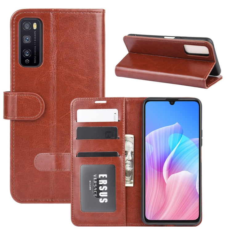 For Huawei Enjoy Z 5G R64 Texture Single Horizontal Flip Protective Case with Holder & Card Slots & Wallet& Photo Frame