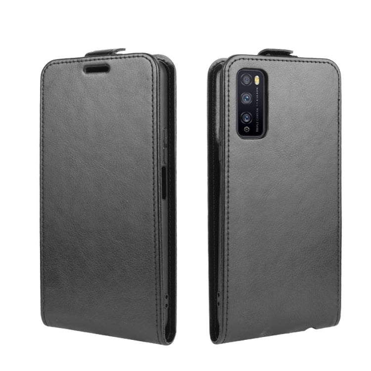 For Huawei Enjoy Z 5G R64 Texture Single Vertical Flip Leather Protective Case with Card Slots & Photo Frame