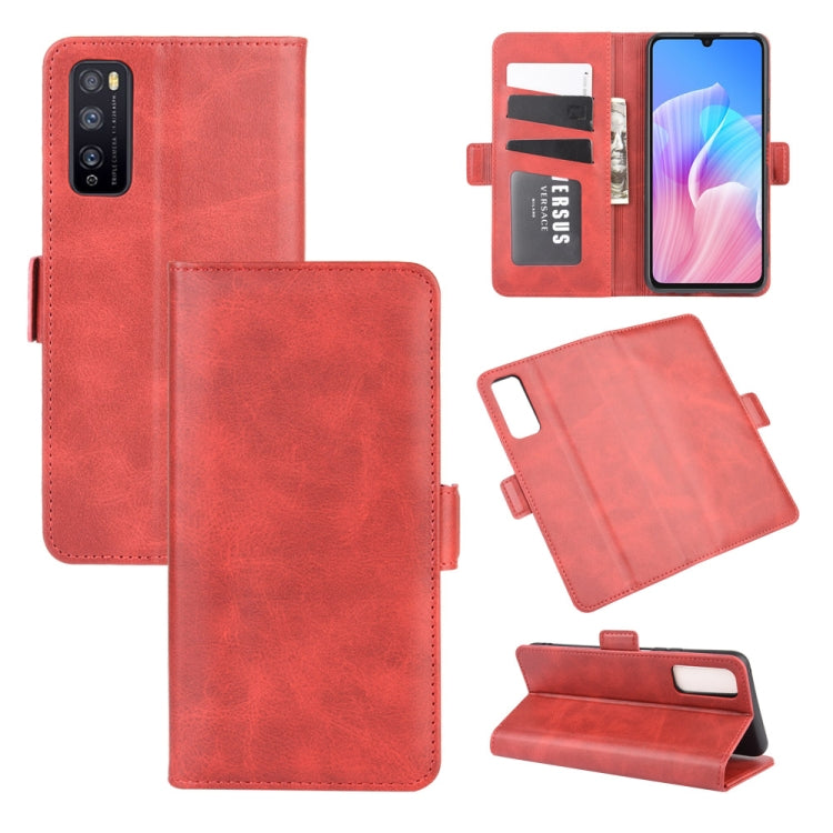 For Huawei Enjoy Z 5G Dual-side Magnetic Buckle Horizontal Flip Leather Case with Holder & Card Slots & Wallet
