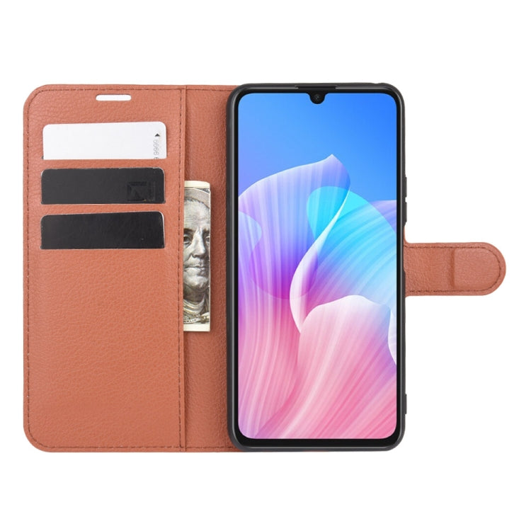 For Huawei Enjoy Z 5G Litchi Texture Horizontal Flip Protective Case with Holder & Card Slots & Wallet