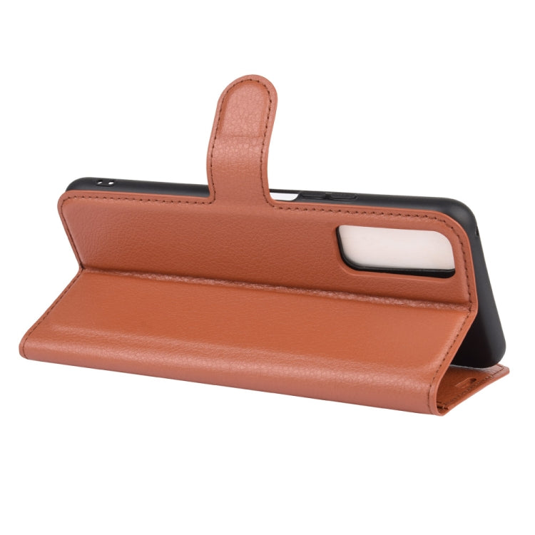 For Huawei Enjoy Z 5G Litchi Texture Horizontal Flip Protective Case with Holder & Card Slots & Wallet