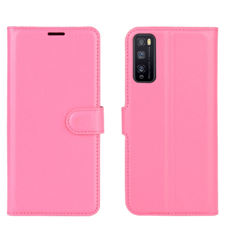 For Huawei Enjoy Z 5G Litchi Texture Horizontal Flip Protective Case with Holder & Card Slots & Wallet
