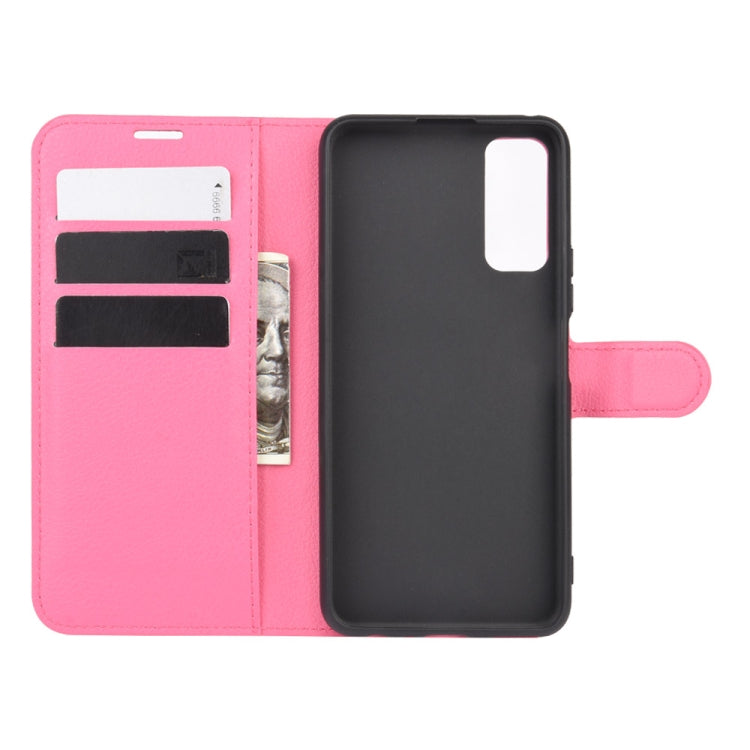 For Huawei Enjoy Z 5G Litchi Texture Horizontal Flip Protective Case with Holder & Card Slots & Wallet