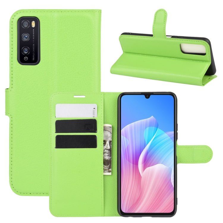 For Huawei Enjoy Z 5G Litchi Texture Horizontal Flip Protective Case with Holder & Card Slots & Wallet