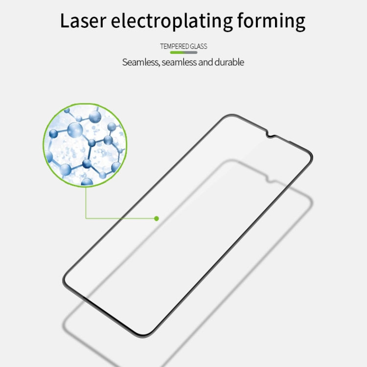 For Xiaomi Mi 10 Lite MOFI 9H 3D Explosion-proof Curved Screen Tempered Glass Film(Black)