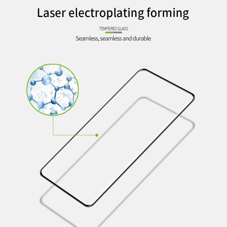 For OnePlus 8 Pro MOFI 9H 3D Explosion Proof Thermal Bending Full Screen Covered Tempered Glass Film(Black)