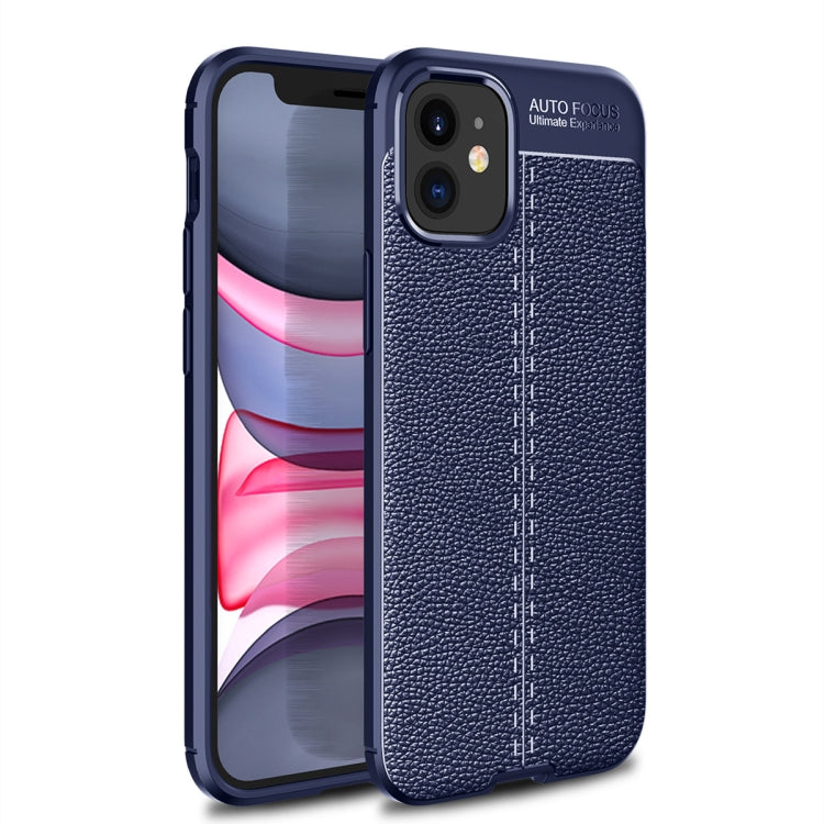 For iPhone 12 mini  Litchi Texture TPU Shockproof Case
