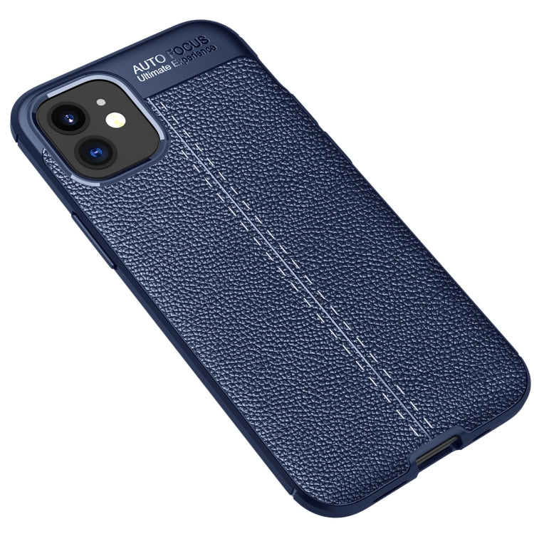 For iPhone 12 mini  Litchi Texture TPU Shockproof Case