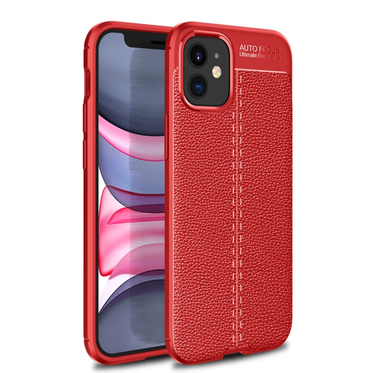 For iPhone 12 mini  Litchi Texture TPU Shockproof Case