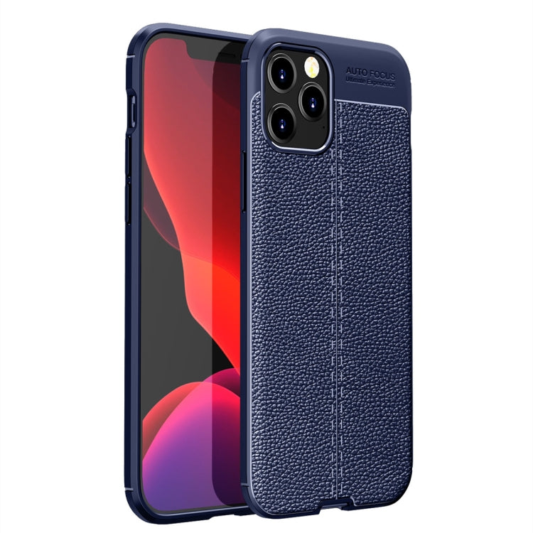 For iPhone 12 / 12 Pro Litchi Texture TPU Shockproof Case