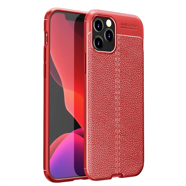 For iPhone 12 / 12 Pro Litchi Texture TPU Shockproof Case