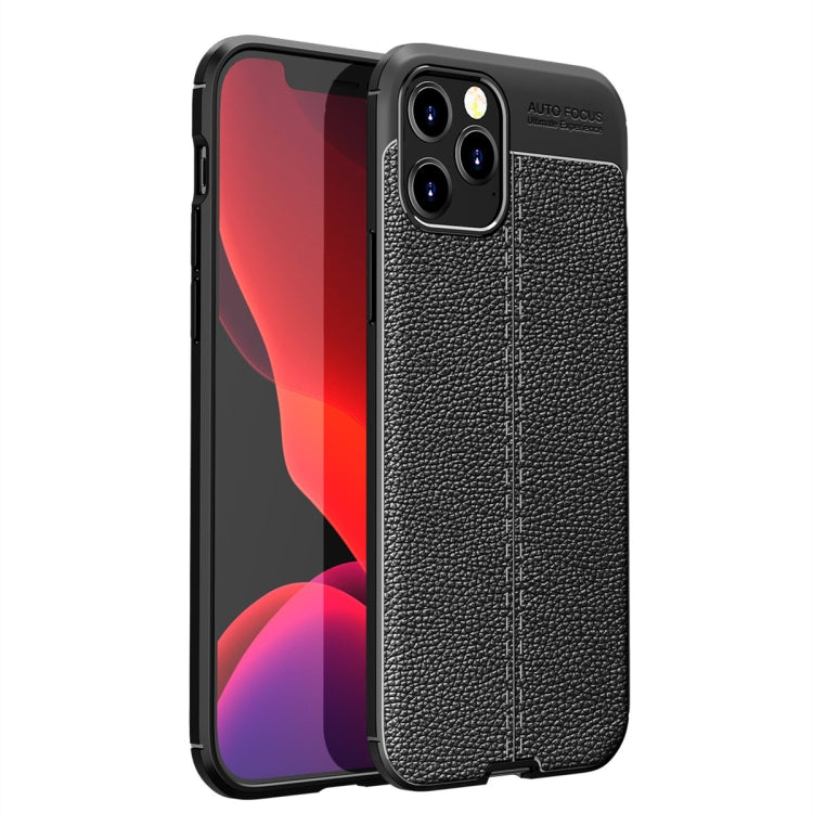 For iPhone 12 Pro Max Litchi Texture TPU Shockproof Case