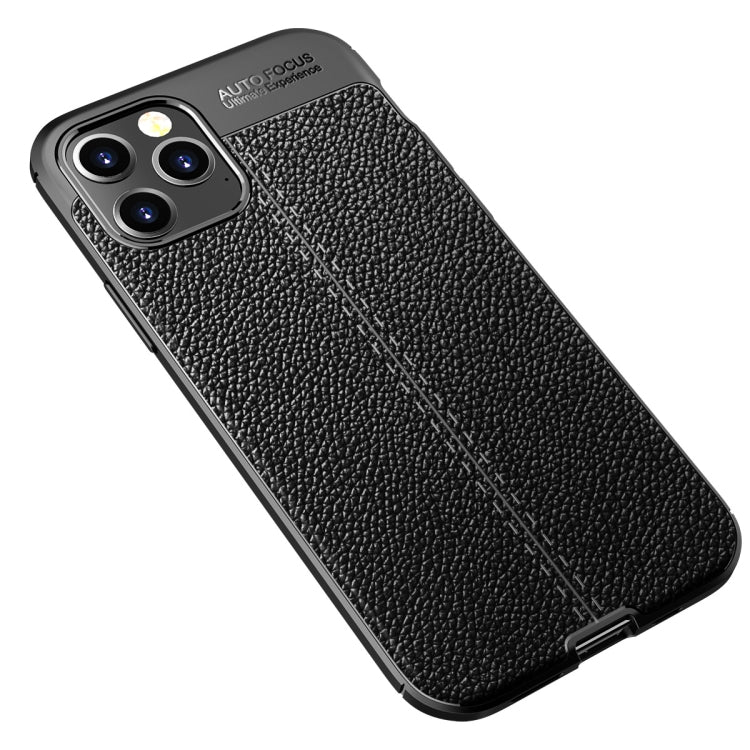 For iPhone 12 Pro Max Litchi Texture TPU Shockproof Case