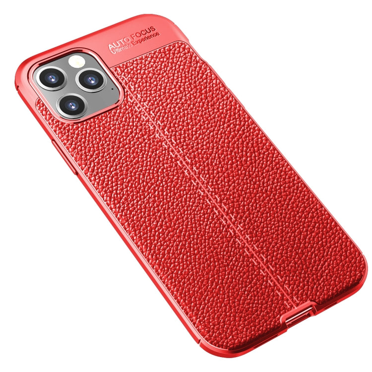 For iPhone 12 Pro Max Litchi Texture TPU Shockproof Case