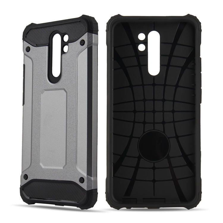 For Xiaomi Redmi 9 Magic Armor TPU + PC Combination Case (Grey)