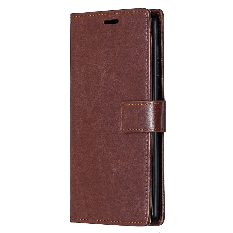 For Samsung Galaxy A21s Crazy Horse Texture Horizontal Flip Leather Case with Holder & Card Slots & Wallet & Photo Frame