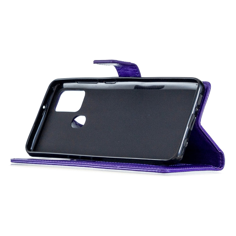 For Samsung Galaxy A21s Crazy Horse Texture Horizontal Flip Leather Case with Holder & Card Slots & Wallet & Photo Frame